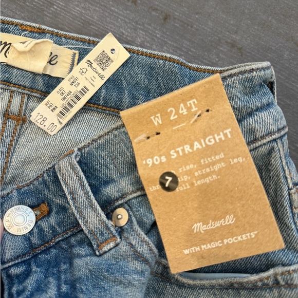 Madewell The '90s Straight Jean | size 24T - Picture 9 of 15
